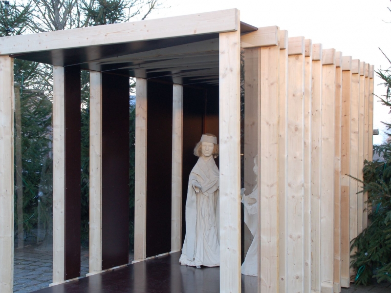 Kerststal Poll - De Witte Kamer - Landschapsarchitectuur en interieurarchitectuur voor kleine, grote en zotte projecten